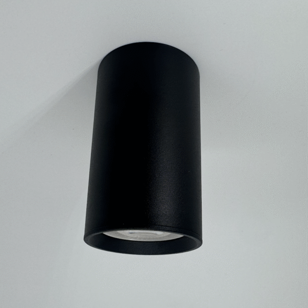 DNK შავი ზედაპირული წერტილოვანი სანათი MR16 ცვლადი ნათურით მინიმალისტური და თანამედროვე განათება