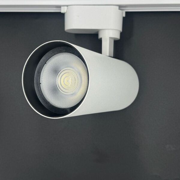 რელსის სანათი – თეთრი კორპუსი 30W, 3000-4000K, LED Spot